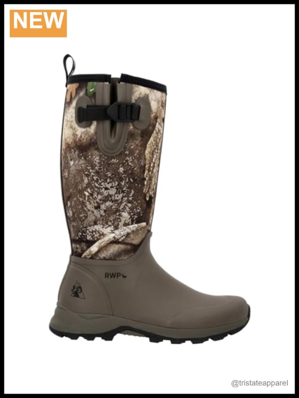 Waterproof 14" Outdoor Hiking Boot Round Toe Memory Foam